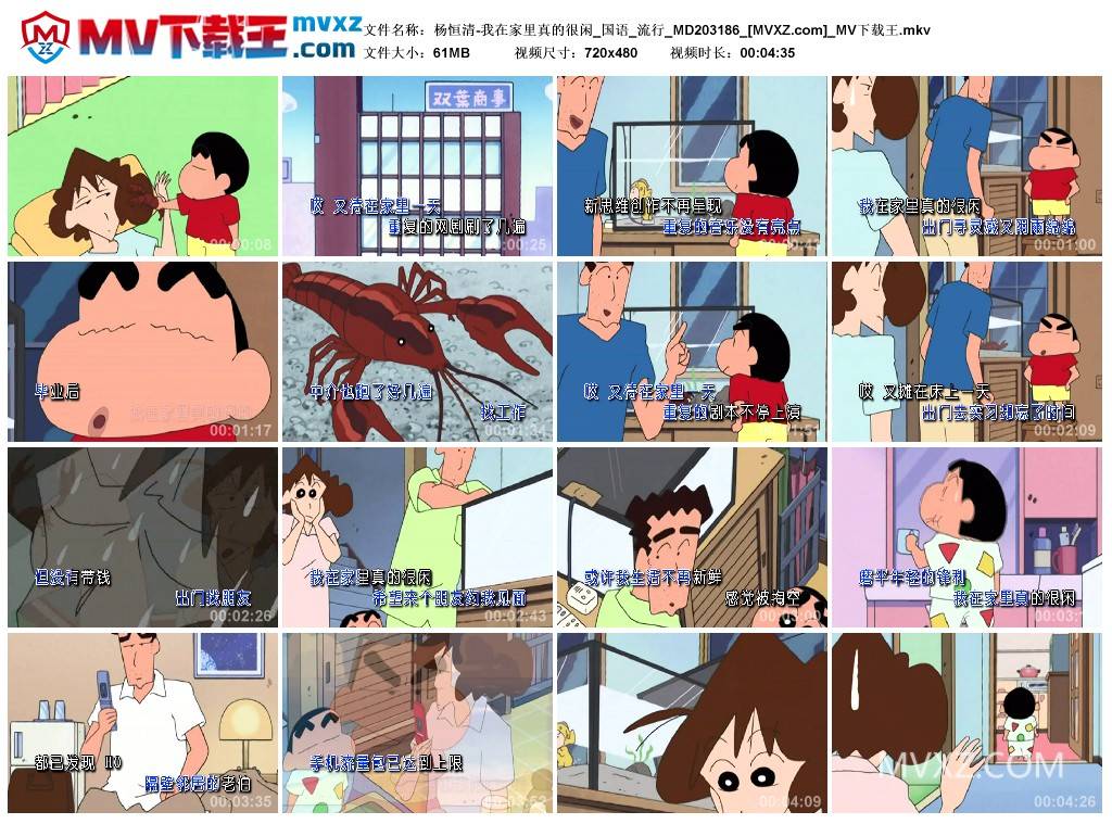 杨恒清-我在家里真的很闲_国语_流行_MD203186